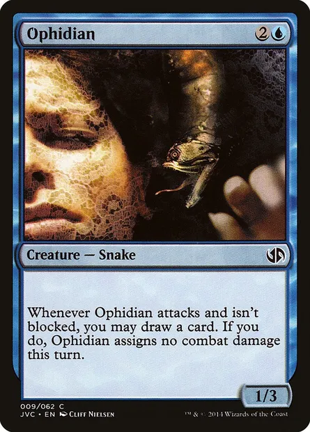 Ophidien, carte Magic JVC 9 — extension Duel Decks Anthology: Jace vs. Chandra