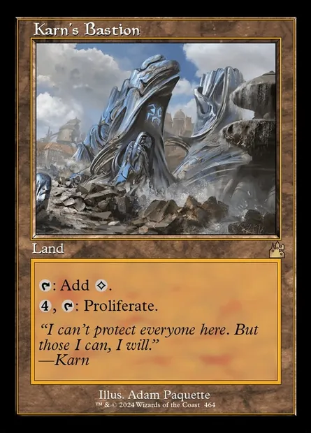 Karn's Bastion, Magic card RVR 464 — Ravnica Remastered set