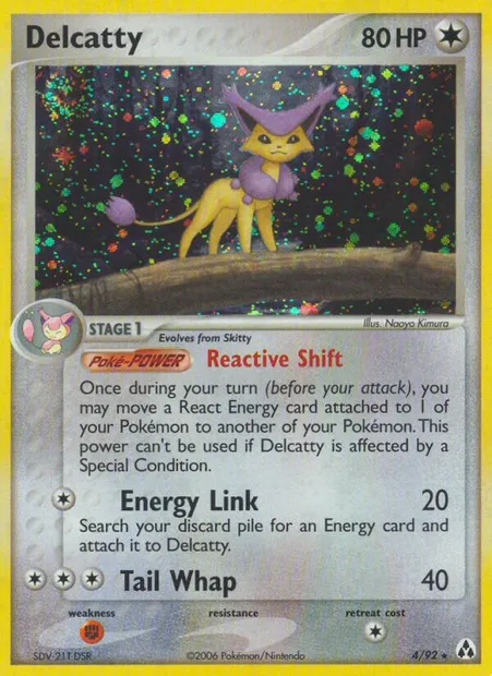 Delcatty, Pokémon card LM 4 — Legend Maker set