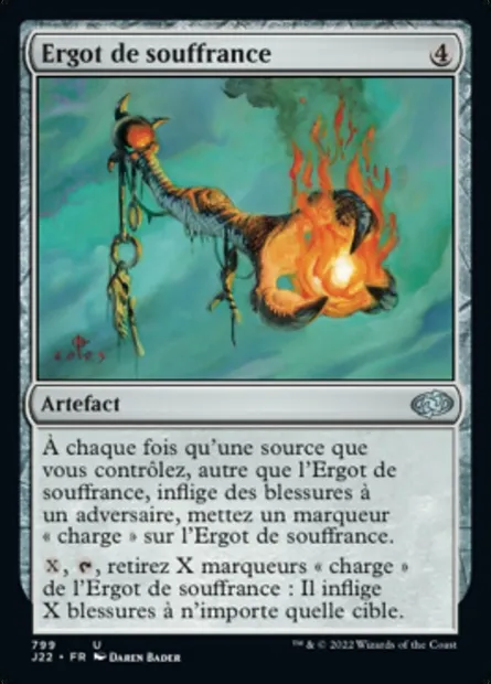 Ergot de souffrance, carte Magic J22 799 — extension Jumpstart 2022