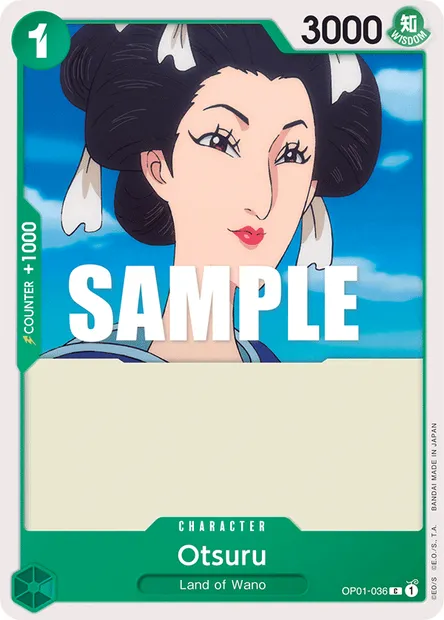 Otsuru, One Piece card OP01-036 — ROMANCE DAWN set