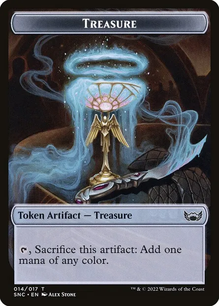 Treasure, Magic card TSNC 14 — Streets of New Capenna Tokens set