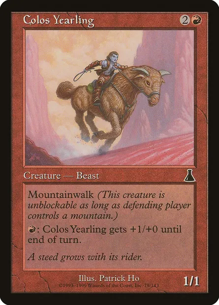 Colos Yearling, Magic card UDS 79 — Urza's Destiny set