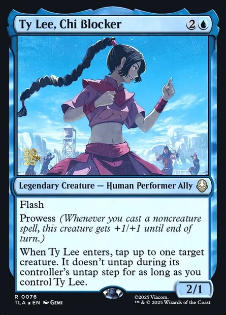 Ty Lee, Chi Blocker, Magic card PTLA 76s — Avatar: The Last Airbender Promos set