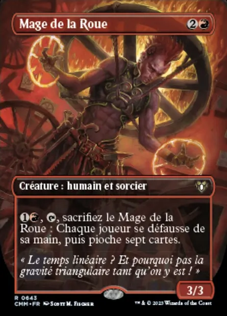 Mage de la Roue, carte Magic CMM 643 — extension Commander Masters