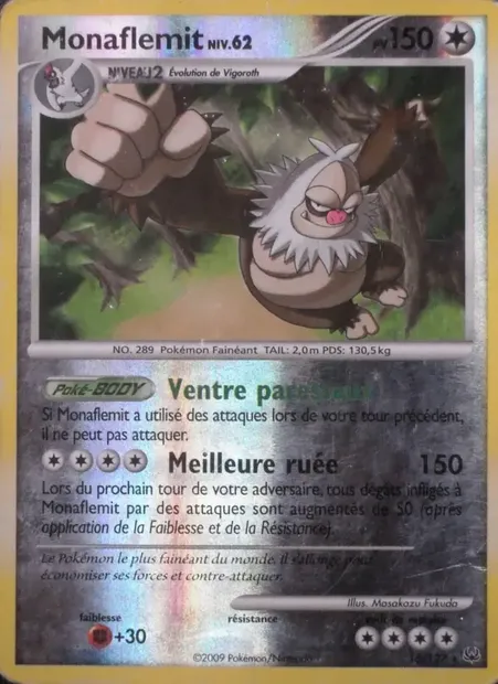 Monaflèmit, carte Pokémon PL 16 — extension Platine