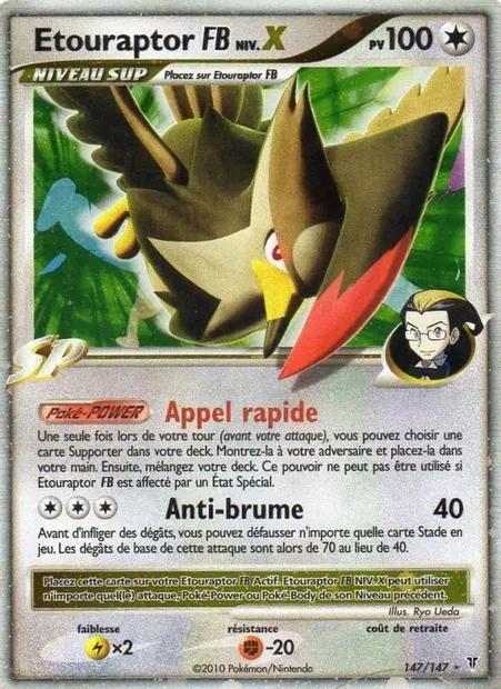 Etouraptor FB, carte Pokémon SV 147 — extension Vainqueurs Suprêmes