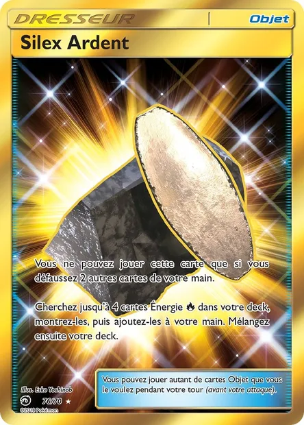 Silex Ardent, carte Pokémon DRM 76 — extension Majesté Des Dragons