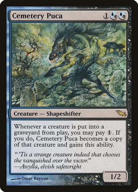 Cemetery Puca, Magic card SHM 158 — Shadowmoor set