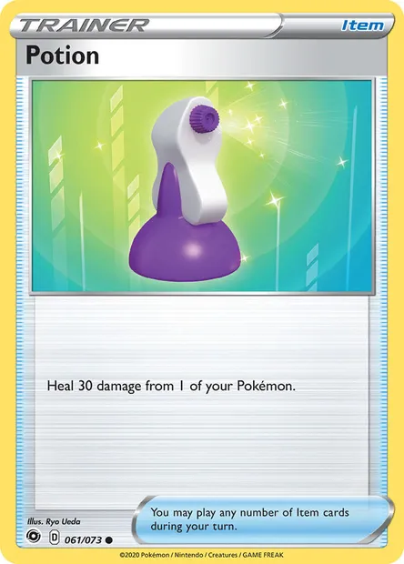 Potion, Pokémon card CPA 61 — Champion's Path set