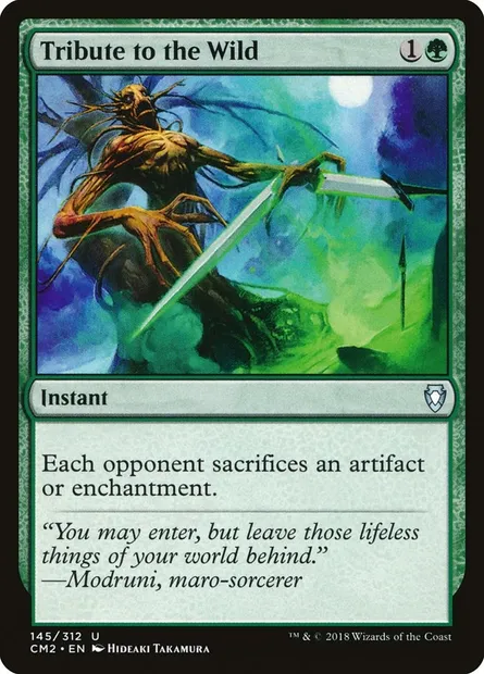Tribute to the Wild, Magic card CM2 145 — Commander Anthology Volume II set