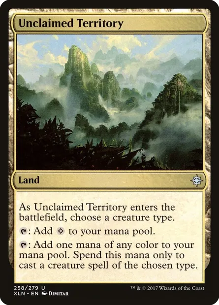 Unclaimed Territory, Magic card XLN 258 — Ixalan set