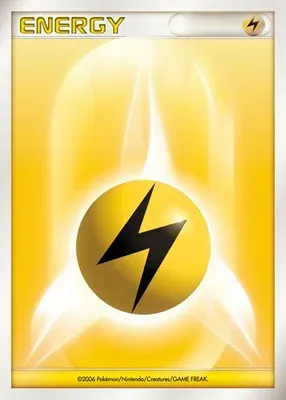 Basic Lightning Energy, Pokémon card DP3 aop16790 — Shining Darkness set