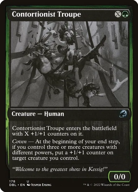 Contortionist Troupe, Magic card DBL 178 — Innistrad: Double Feature set