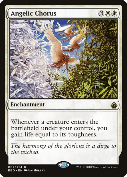 Angelic Chorus, Magic card BBD 87 — Battlebond set