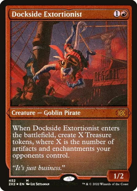 Dockside Extortionist, Magic card 2X2 452 — Double Masters 2022 set