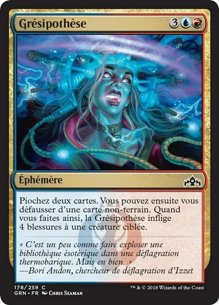 Grésipothèse, carte Magic GRN 178 — extension Les Guildes de Ravnica