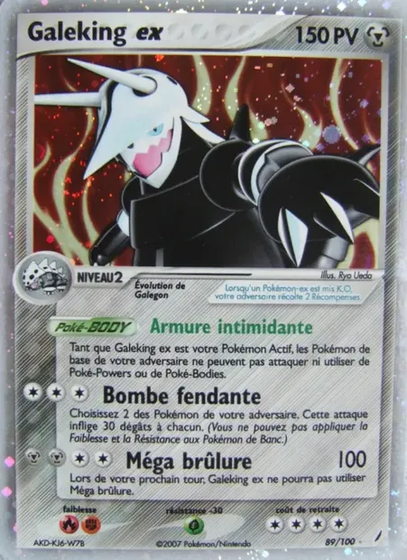 Galeking ex, carte Pokémon CG 89 — extension EX Gardiens de Cristal