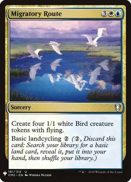 Migratory Route, Magic card PLST CM2-161 — The List set