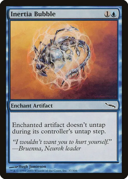 Inertia Bubble, Magic card MRD 37 — Mirrodin set