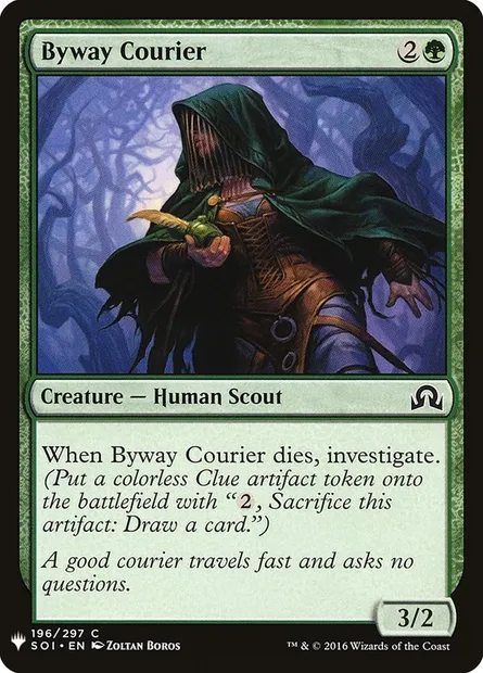 Byway Courier, Magic card PLST SOI-196 — The List set