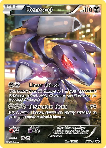 Genesect, Pokémon card XY 119 — XY Black Star Promos set