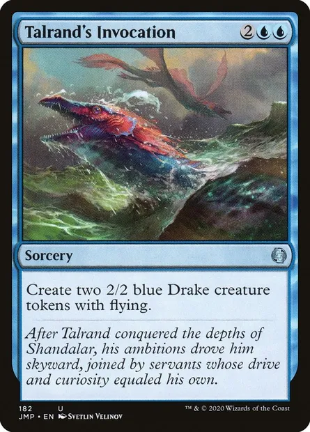 Talrand's Invocation, Magic card JMP 182 — Jumpstart set