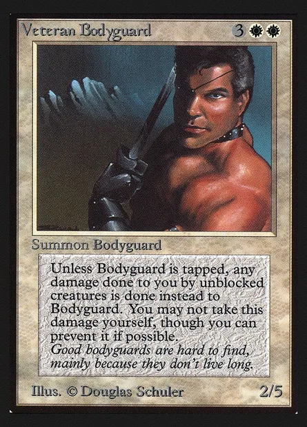 Garde du corps émérite, carte Magic CEI 42 — extension Intl. Collectors' Edition