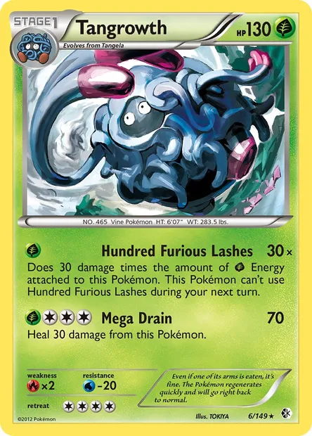 Tangrowth, Pokémon card BCR 6 — Boundaries Crossed set