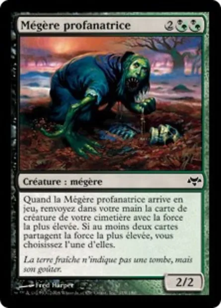 Mégère profanatrice, carte Magic EVE 119 — extension Coucheciel