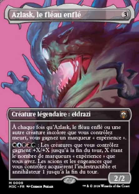 Azlask, le fléau enflé, carte Magic M3C 9 — extension Modern Horizons 3 Commander