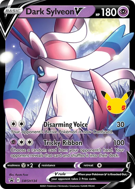 Dark Sylveon V, Pokémon card SWSH 134 — SWSH Black Star Promos set