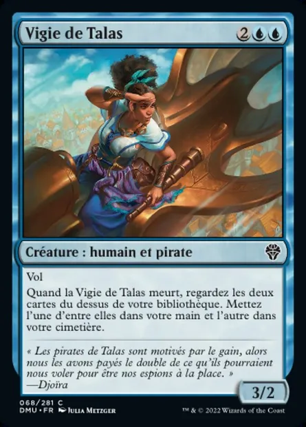 Vigie de Talas, carte Magic DMU 68 — extension Dominaria Uni