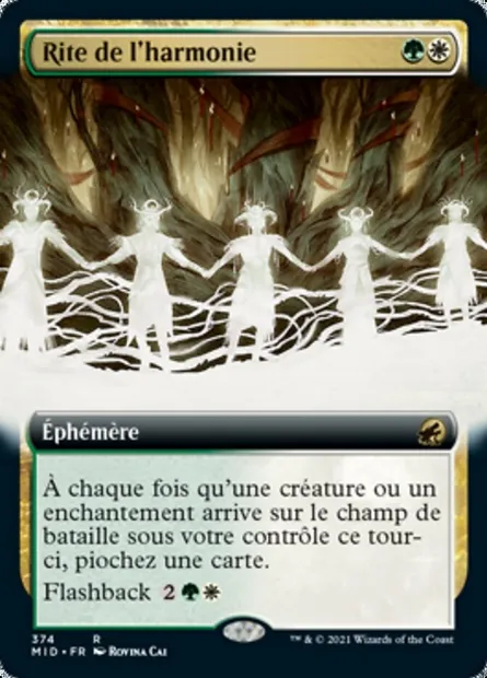 Rite de l'harmonie, carte Magic MID 374 — extension Innistrad : chasse de minuit