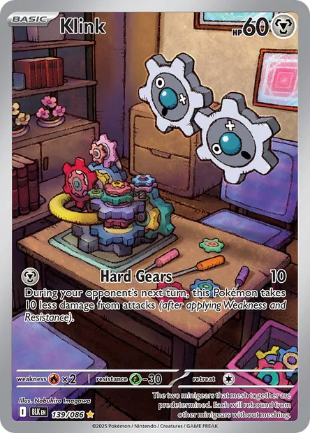 Klink, Pokémon card BLK 139 — Black Bolt set