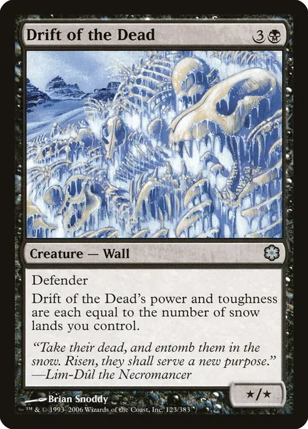 Drift of the Dead, Magic card CST 123 — Coldsnap Theme Decks set