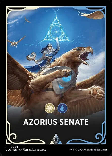 Azorius Senate, carte Magic FCLU 1 — extension Ravnica: Clue Edition Front Cards