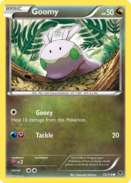 Goomy, Pokémon card PHF 75 — Phantom Forces set