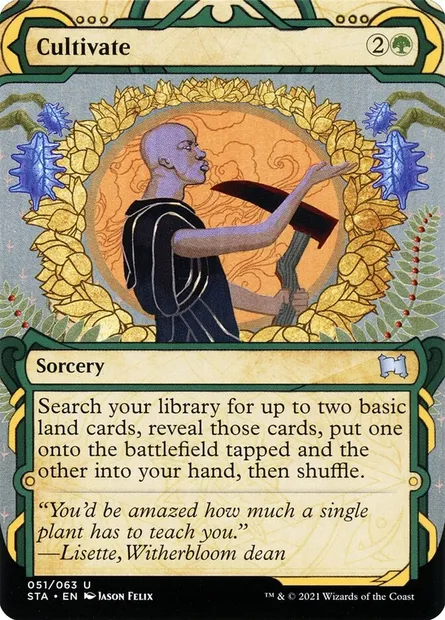 Cultivate, Magic card STA 51 — Strixhaven Mystical Archive set