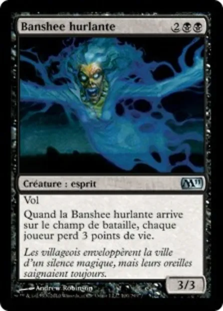 Banshee hurlante, carte Magic M11 100 — extension Magic 2011