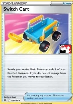 Chariot Échange, carte Pokémon PPS 154-3 — extension Play! Pokémon Prize Pack Series