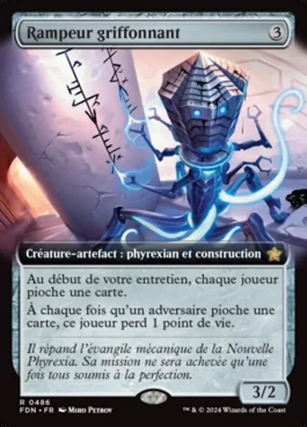 Rampeur griffonnant, carte Magic FDN 486 — extension Foundations