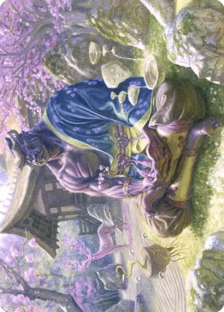 Kosei, Penitent Warlord // Kosei, Penitent Warlord, carte Magic ANEO 8 — extension Neon Dynasty Art Series