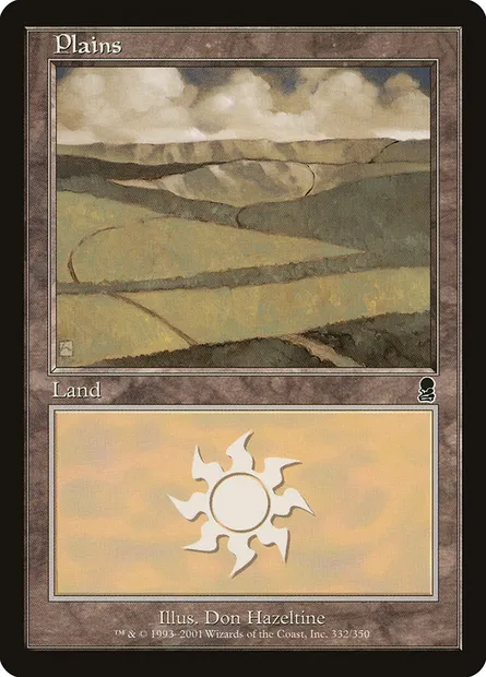Plaine, carte Magic ODY 332 — extension Odyssée