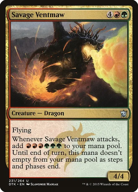 Savage Ventmaw, Magic card DTK 231 — Dragons of Tarkir set
