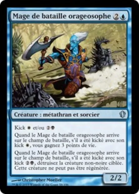 Mage de bataille orageosophe, carte Magic C13 58 — extension Commander 2013