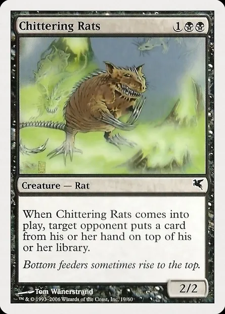 Chittering Rats, Magic card PHUK 19 — Hachette UK set