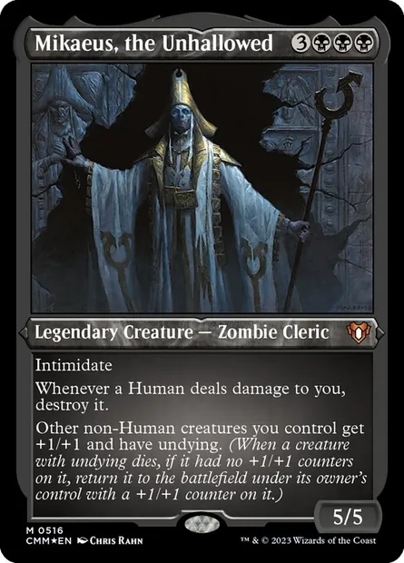 Mikaeus, the Unhallowed, Magic card CMM 516 — Commander Masters set