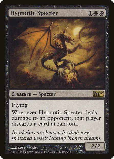 Hypnotic Specter, Magic card M10 100 — Magic 2010 set