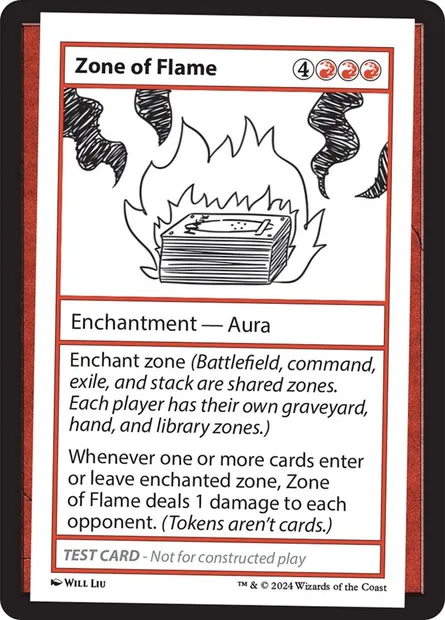 Zone of Flame, carte Magic MB2 571 — extension Mystery Booster 2